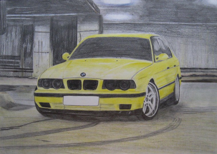 BMW x5 e53 рисунок