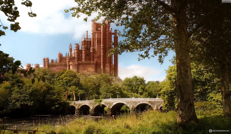 Замок белой королевы Алиса в стране чудес