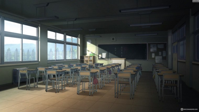 Аниме парты в классе