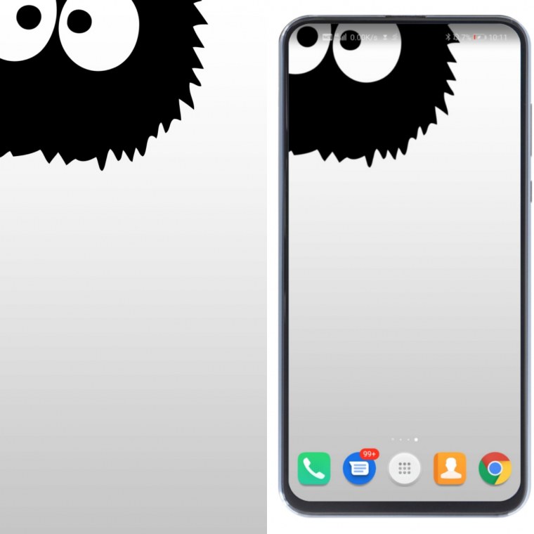 Обои для Samsung s10 Plus с вырезом под камеру