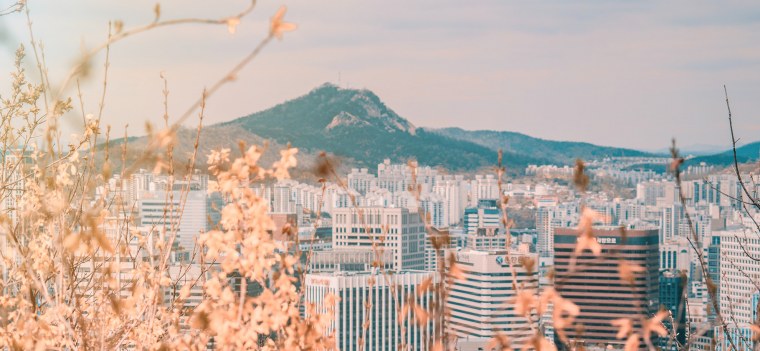 Ночной Сеул Южная Корея