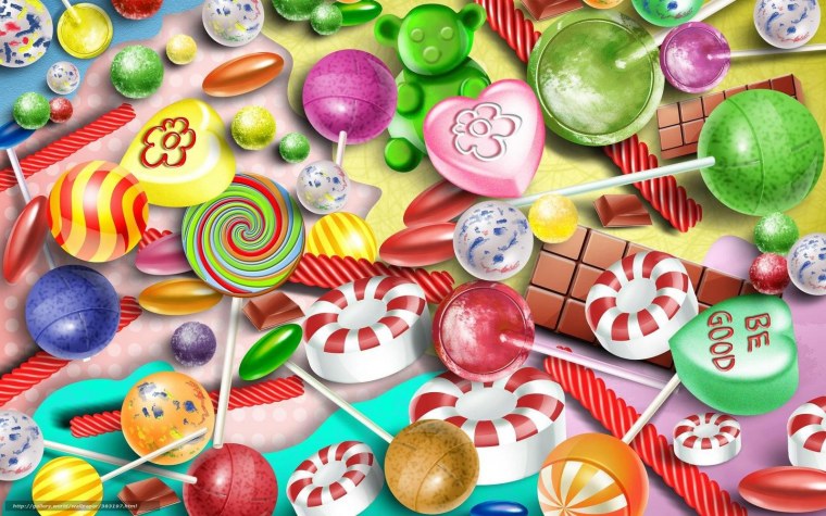 Фон конфетки