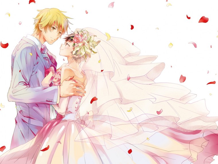 Сад поместья аниме