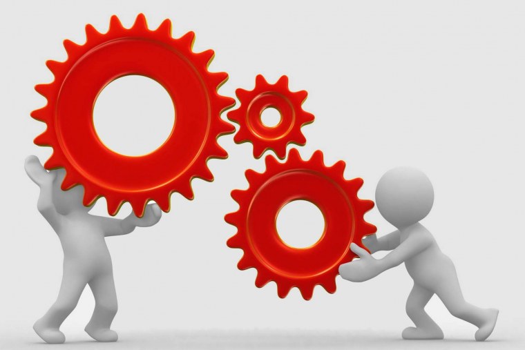 Человечки с шестеренками