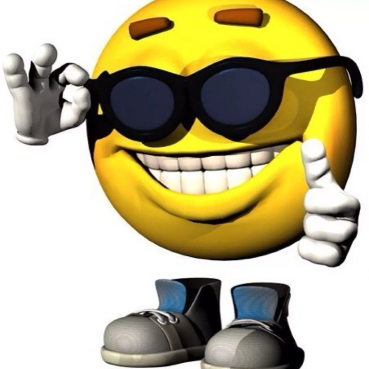 Крутой смайлик