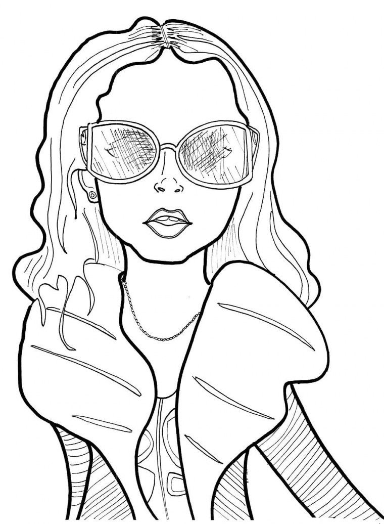 Раскраски для подростков девочек