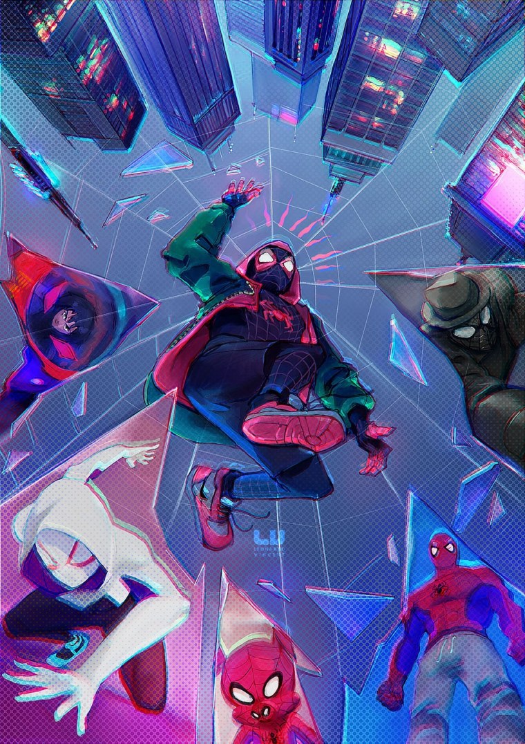 Человек паук через вселенные дядя