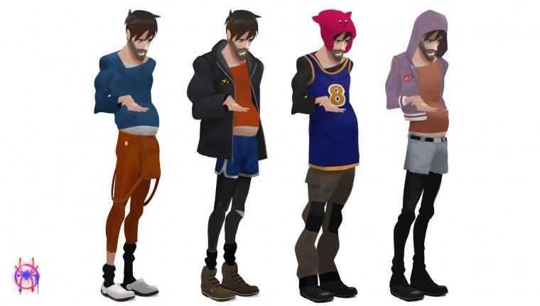 Марвел Майлз Моралес Гвен Стейси