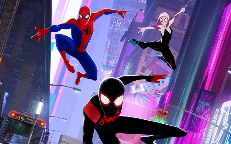 Майлз Моралес человек паук мультик