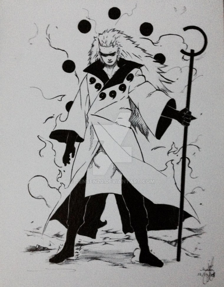 Мадара Учиха мудрец 6 путей Манга