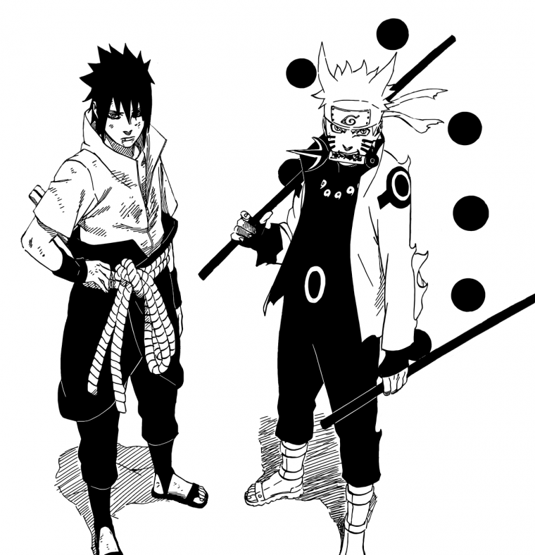 Наруто и Саске 6 путей