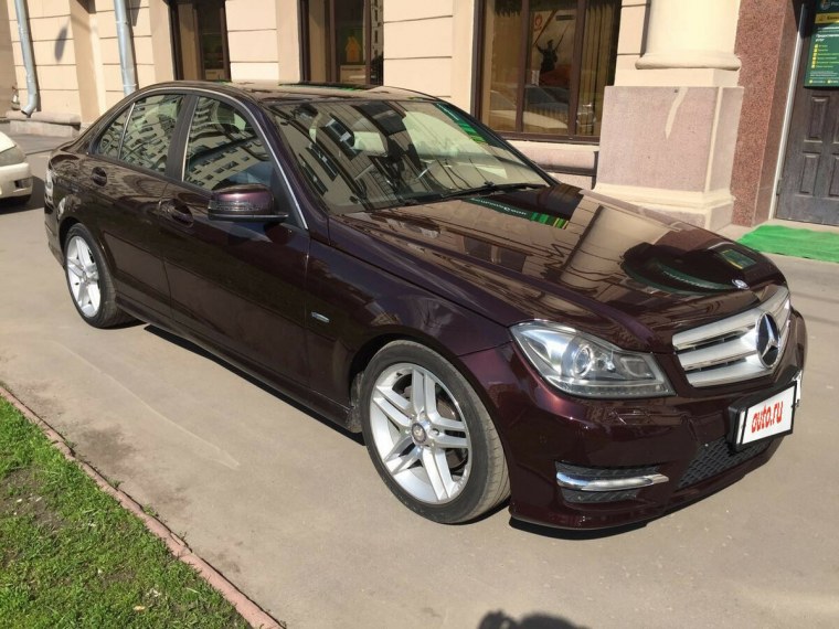 Мерседес w204 коричневый