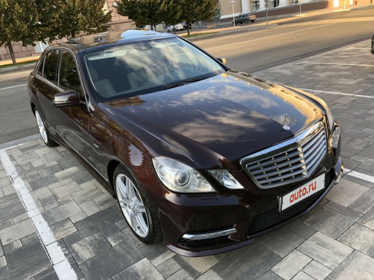 Мерседес w212 коричневый