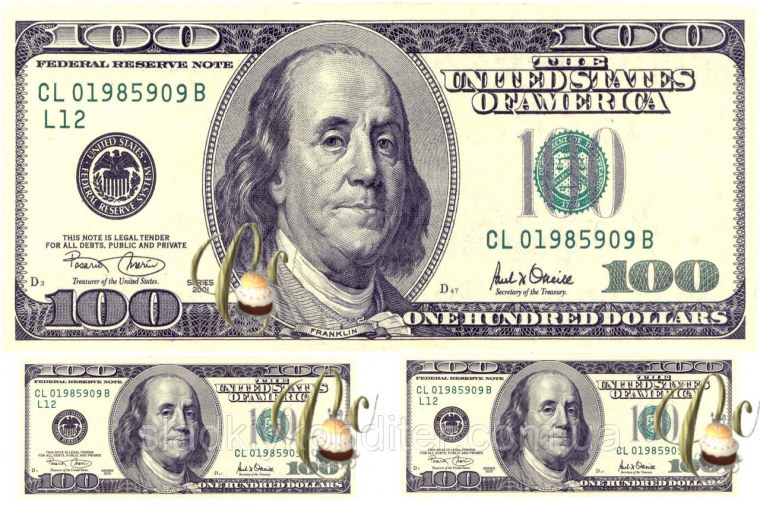 СТО долларов рисунок