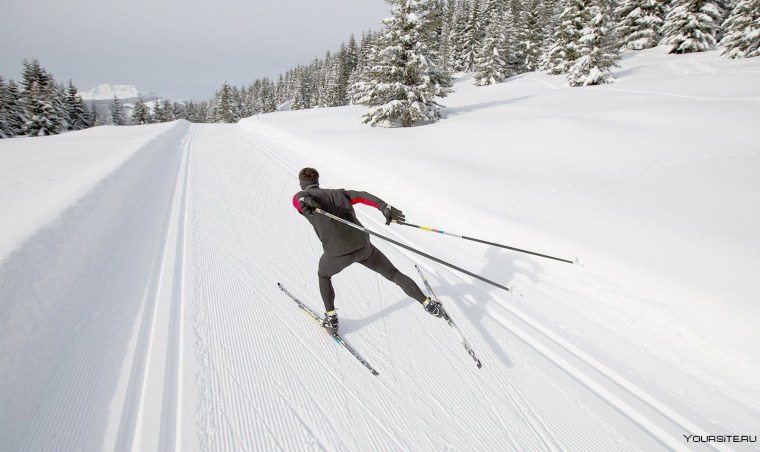 Лыжный спорт коньковый ход