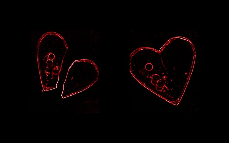 Разбитое сердце фон