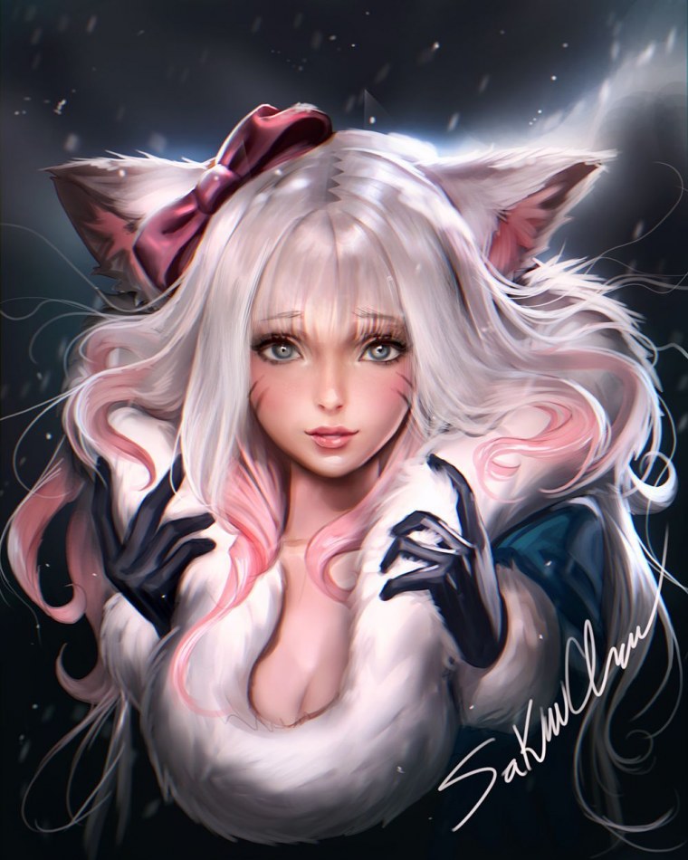 Девушка арт