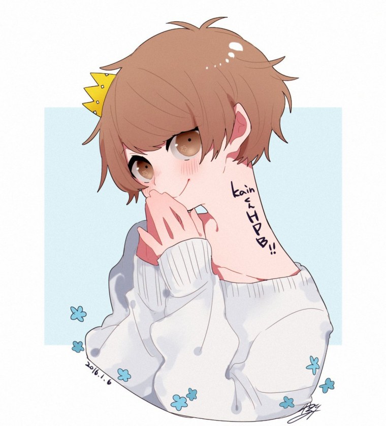 Аниме Стикеры пацан