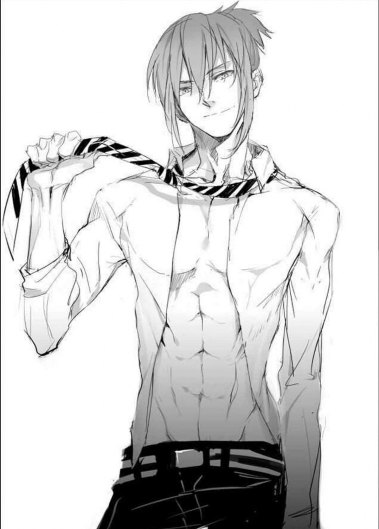 Аниме парни с торсом