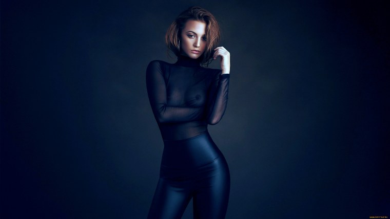 Тёмные обои девушки