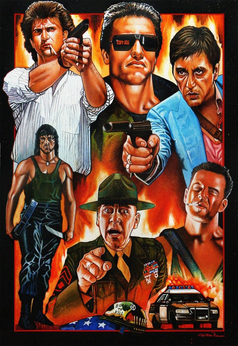 Плакаты фильмов 80