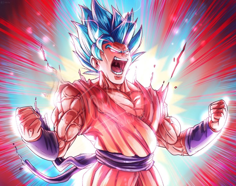 Аниме арты Гоку