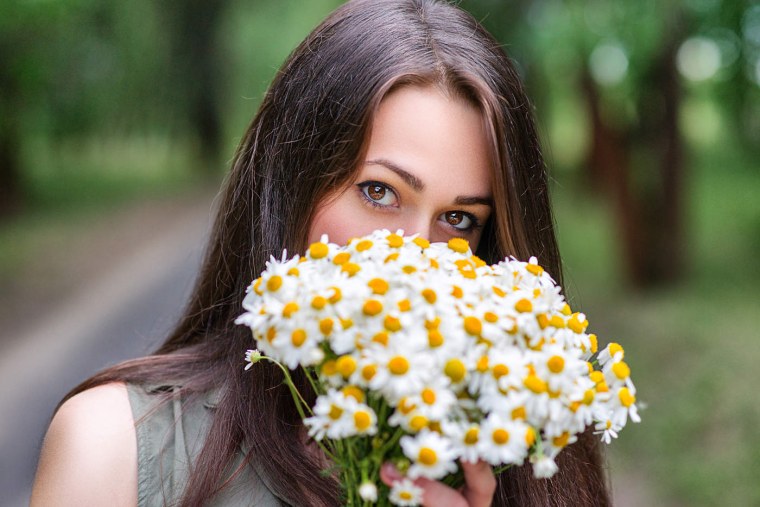 Ромашка с улыбкой