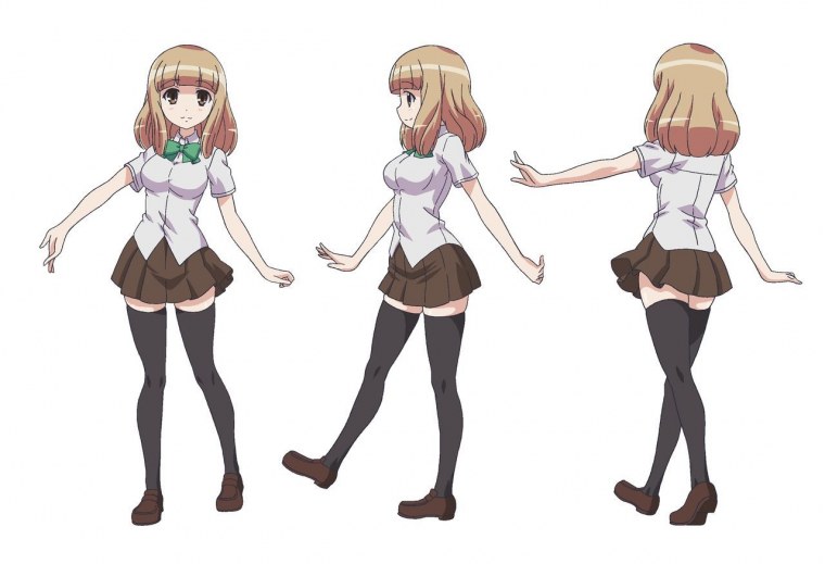 Аниме персонажи в полный рост