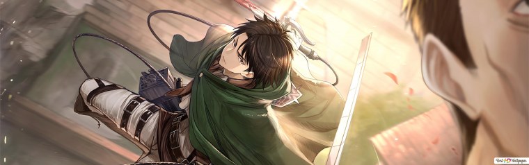 Атака титанов Минимализм Леви