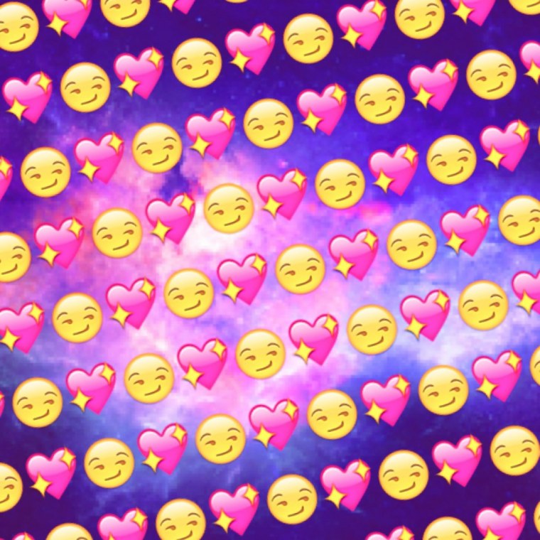 Смайлик на темном фоне