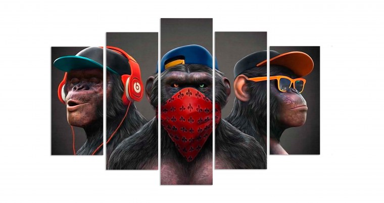 3 Обезьянки в караоке