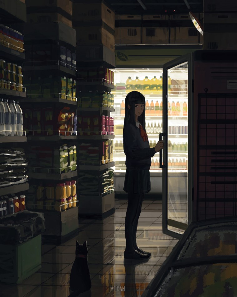 Аниме Эстетика депрессия