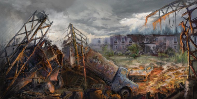 Атмосферный арт девушка