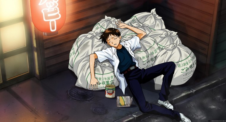 Разрушенный город аниме