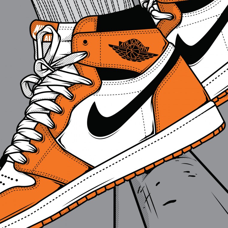 Арты кроссовок найк