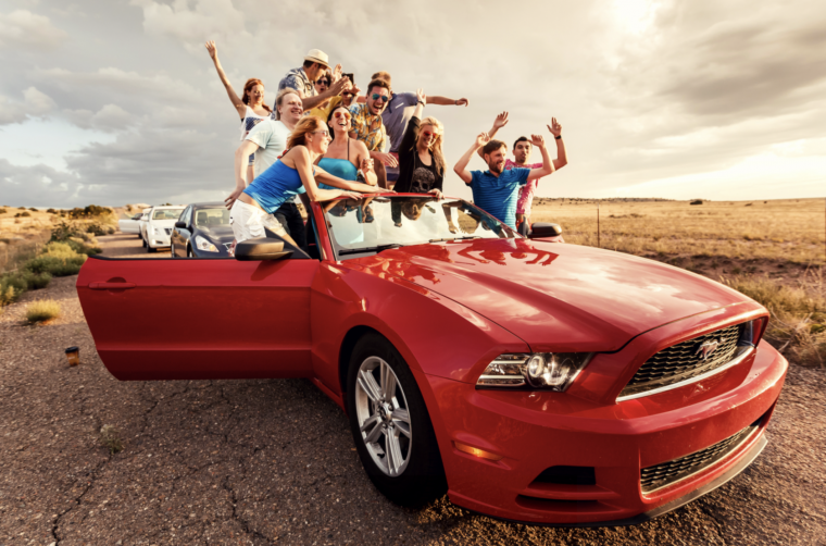 Машина лето