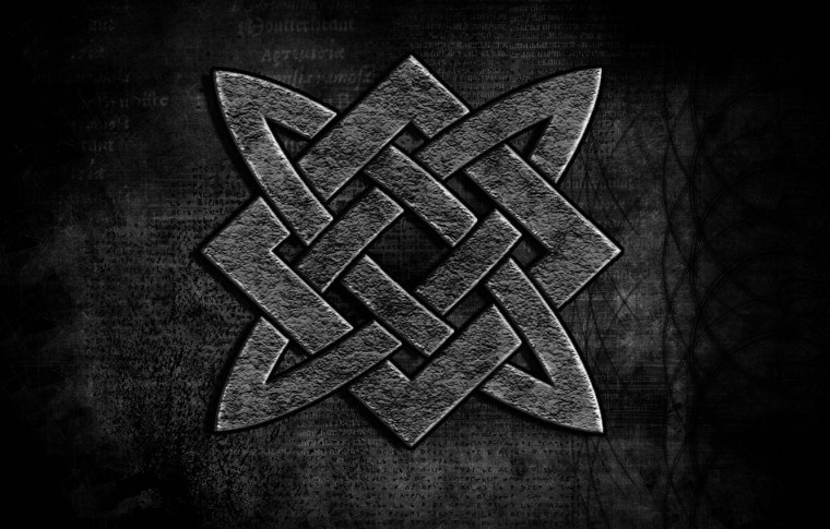 Славянские символы гор ч/б картинки