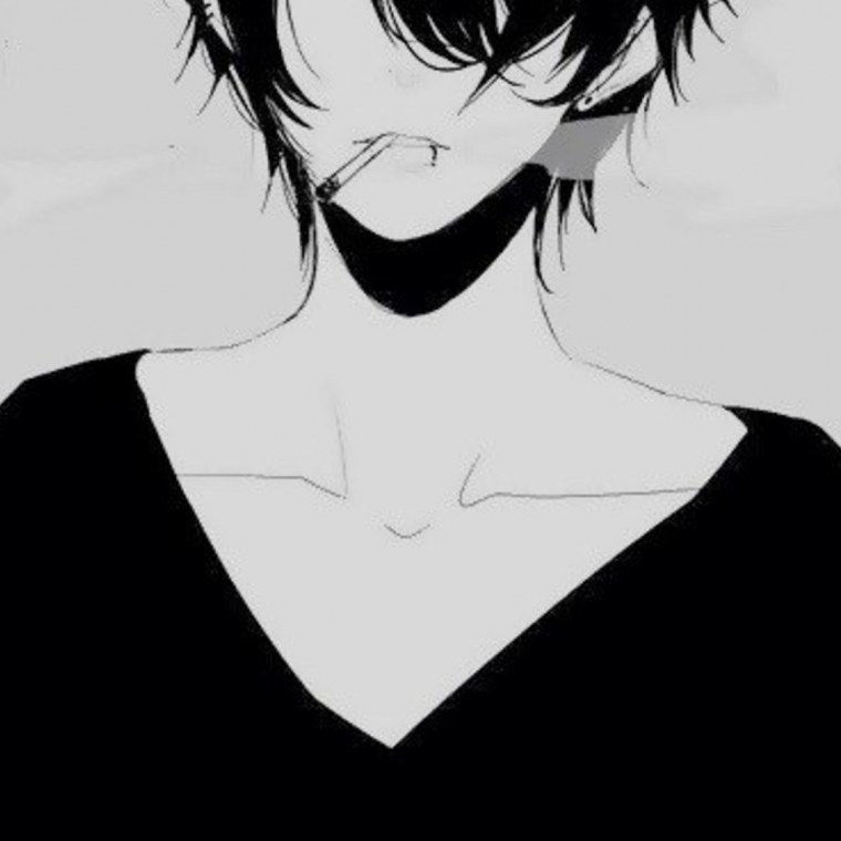 Аниме авы с сигаретой