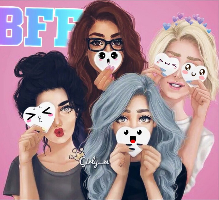 Три девушки в очках