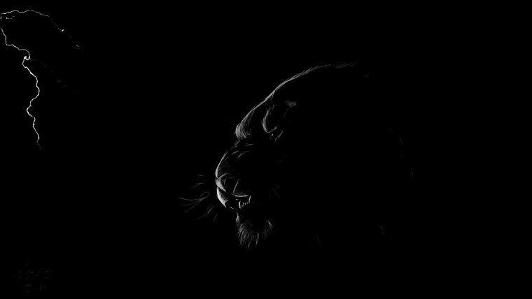 Черный фон на рабочий стол