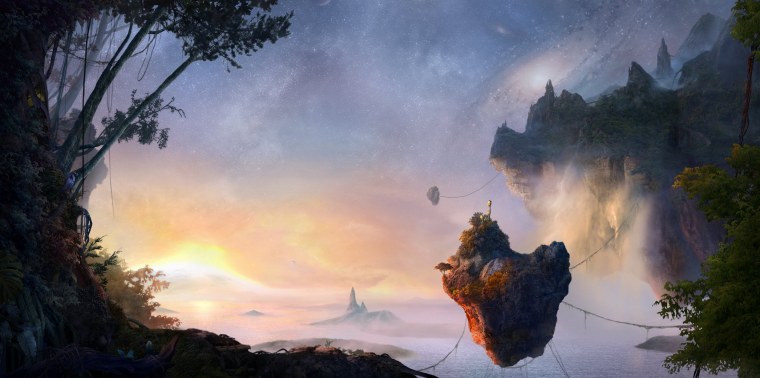 Планета Пандора аватар летающие острова