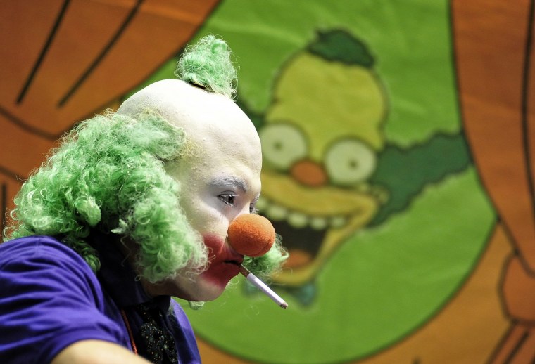 Клоун бежит