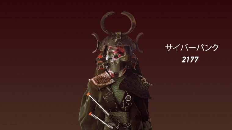 Самурай Cyberpunk 2077 Art