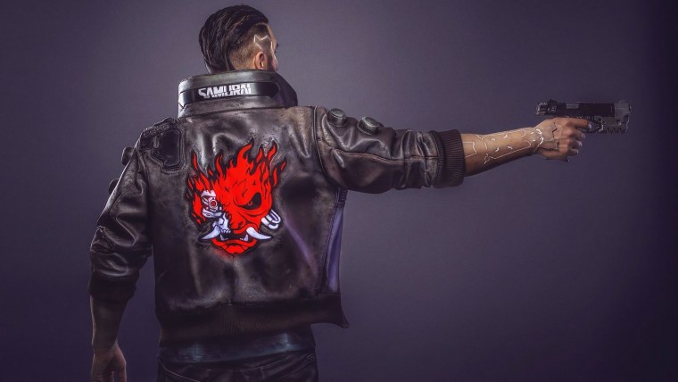 Киберпанк Самурай арт