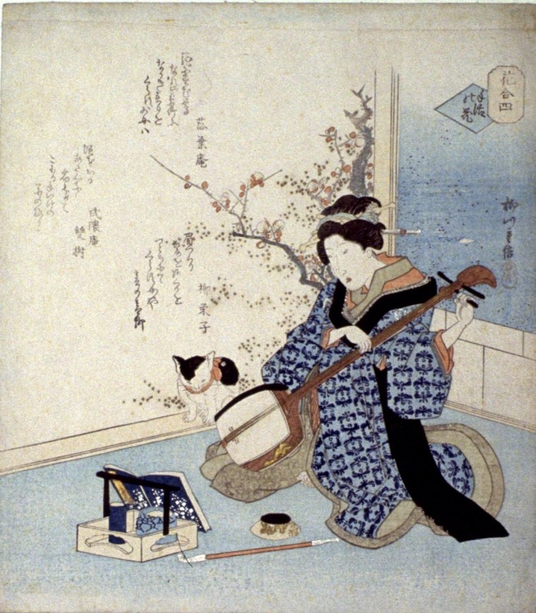 Девушка в кимоно