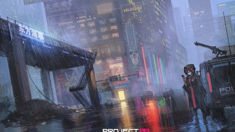 Cyberpunk 2077 Rain