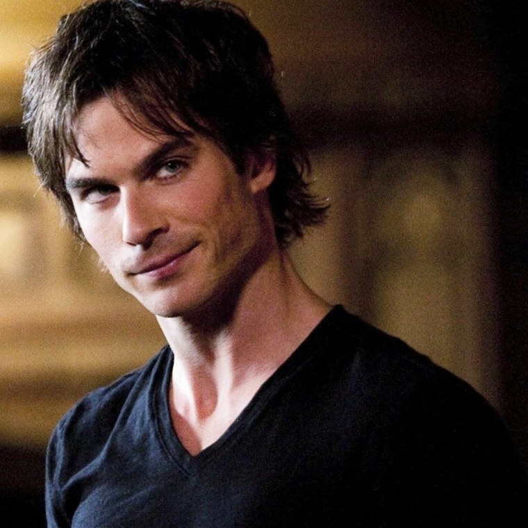 Йен Сомерхолдер в белом