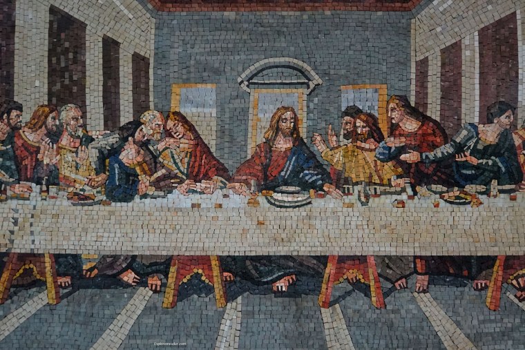 Тайная вечеря икона Леонардо