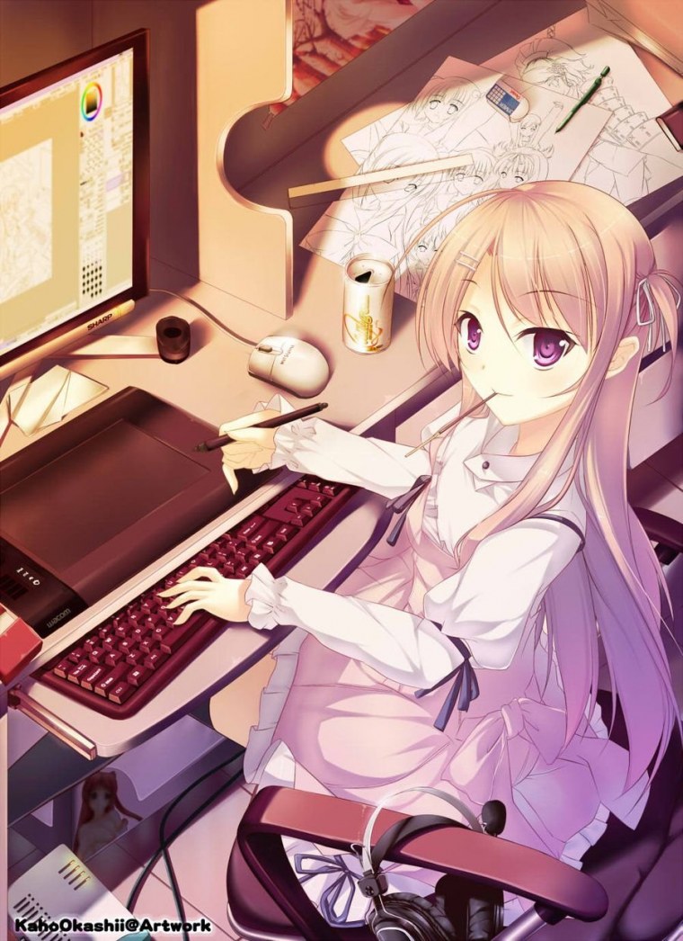 Девушка геймер