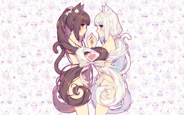 Парные обои на телефон для парня и девушки аниме